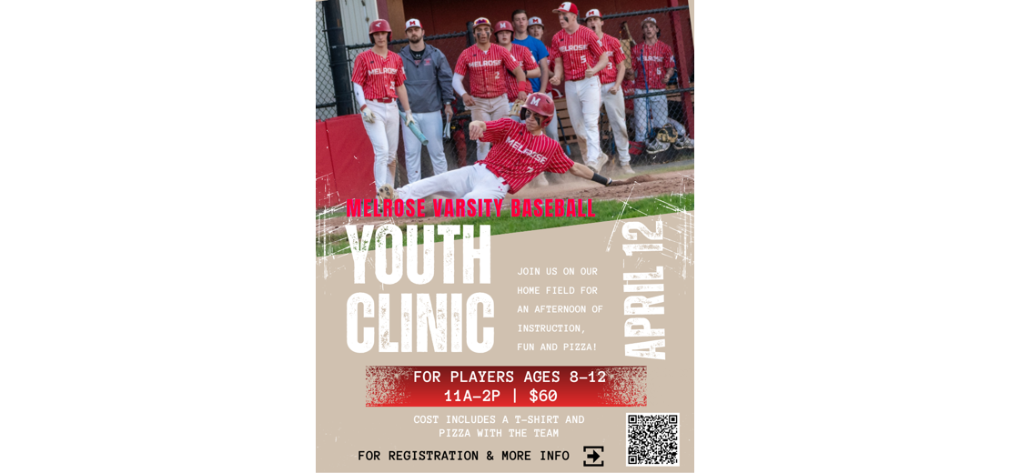 Melrose Varsity Baseball Youth Clinic