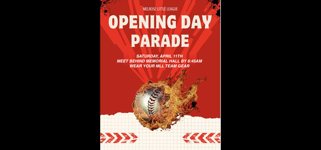 Opening Day - April 11!